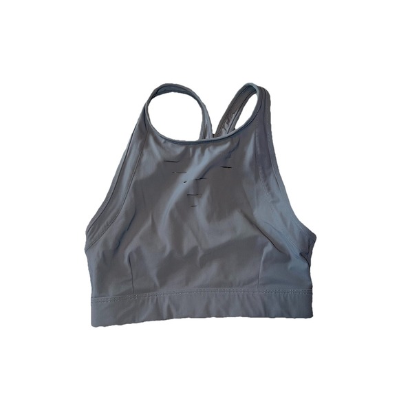 Alo Women's Small Grey Blue Sports Bra Workout Top - Picture 1 of 3